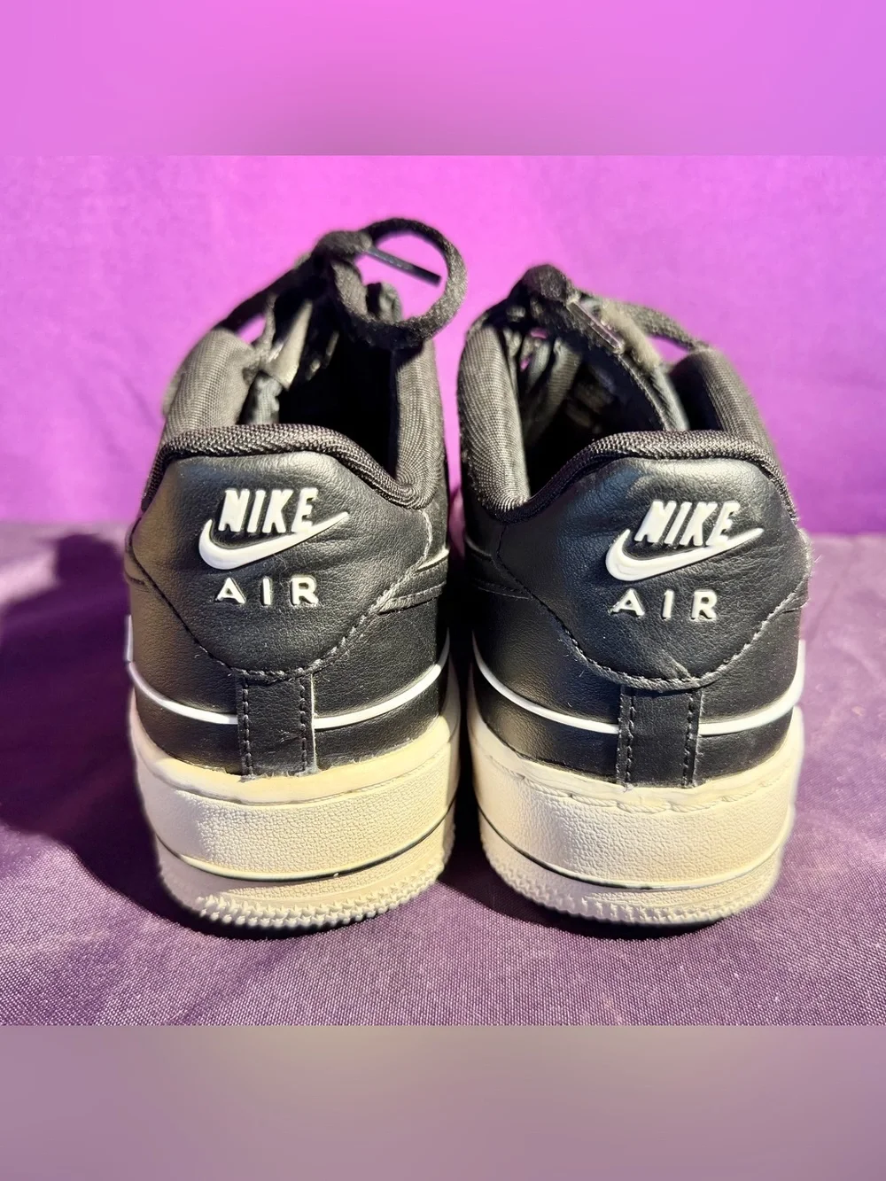 Nike Air Force 1 Black Cj4092-001 Youth size 6Y Low Top
